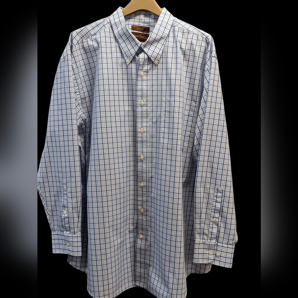 Oak Hill Classic Dress Shirt Continuous Comfort Wrinkle-free - Siz…